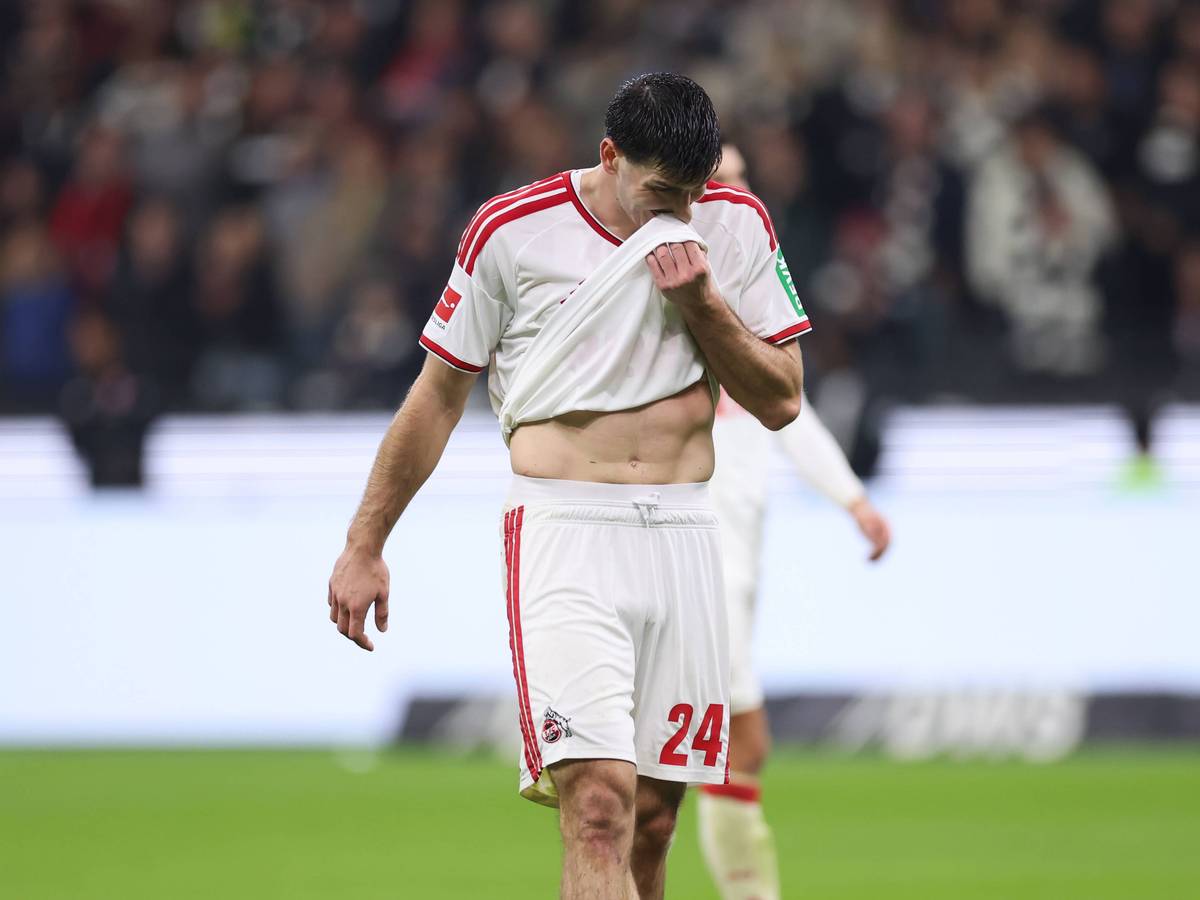 Luka Lochoshvili nach der Niederlage gegen Eintracht Frankfurt.