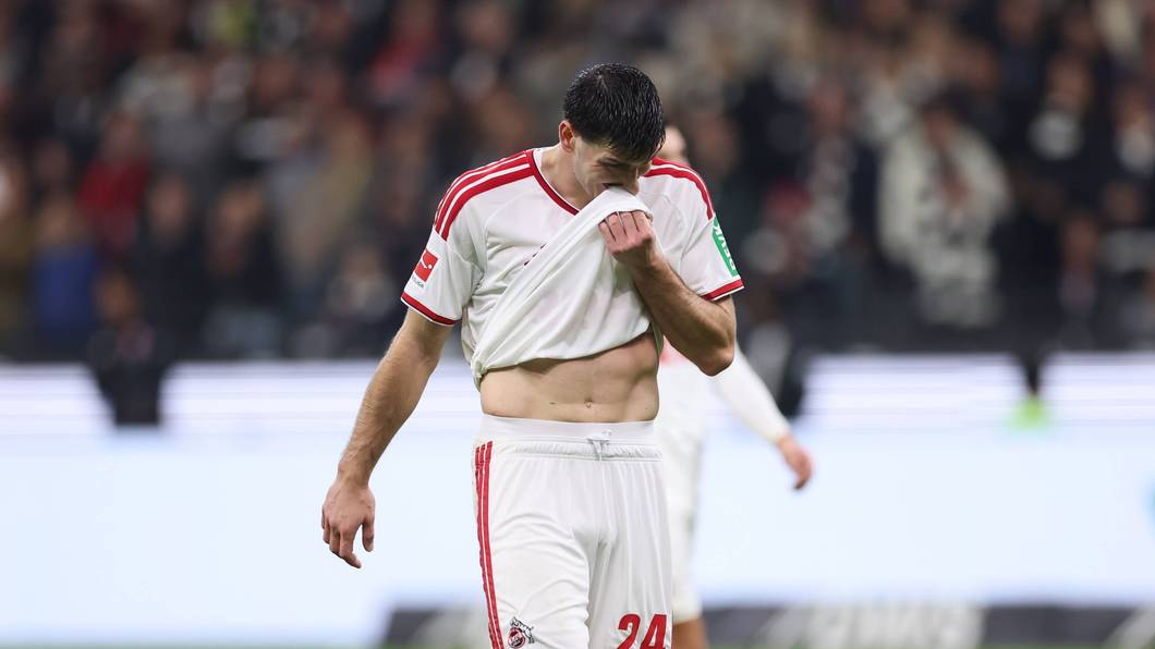 Luka Lochoshvili nach der Niederlage gegen Eintracht Frankfurt.