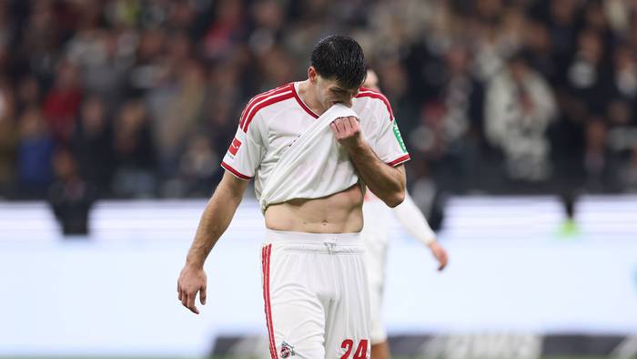 Luka Lochoshvili nach der Niederlage gegen Eintracht Frankfurt.