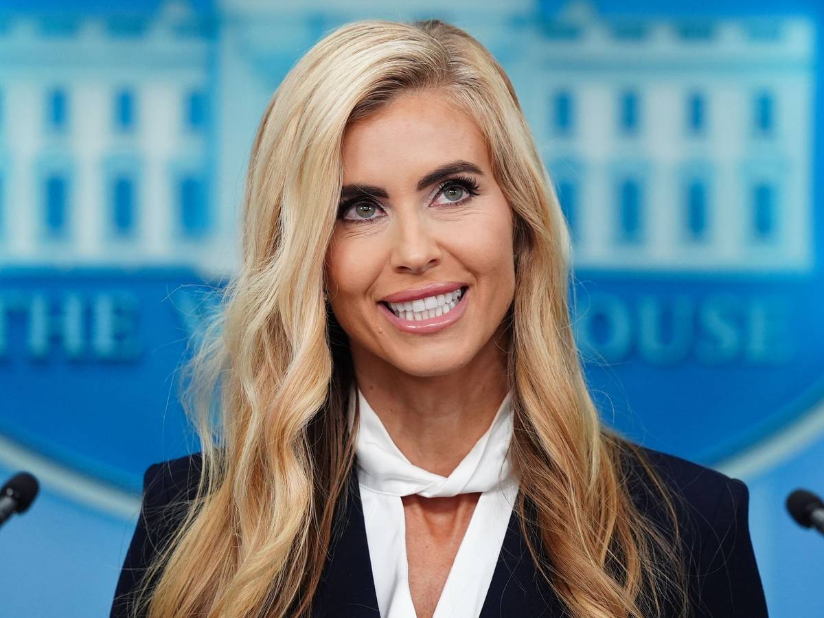 Trumps neue Pressesprecherin Katie Zacharia im im James-Brady-Presseraum des Weißen Hauses: Ihr spöttischer Klo-Kommentar sorgte für Verwirrung.