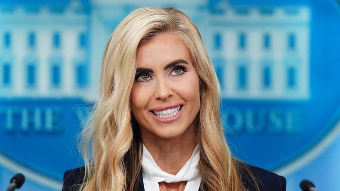 Trumps neue Pressesprecherin Katie Zacharia im im James-Brady-Presseraum des Weißen Hauses: Ihr spöttischer Klo-Kommentar sorgte für Verwirrung.
