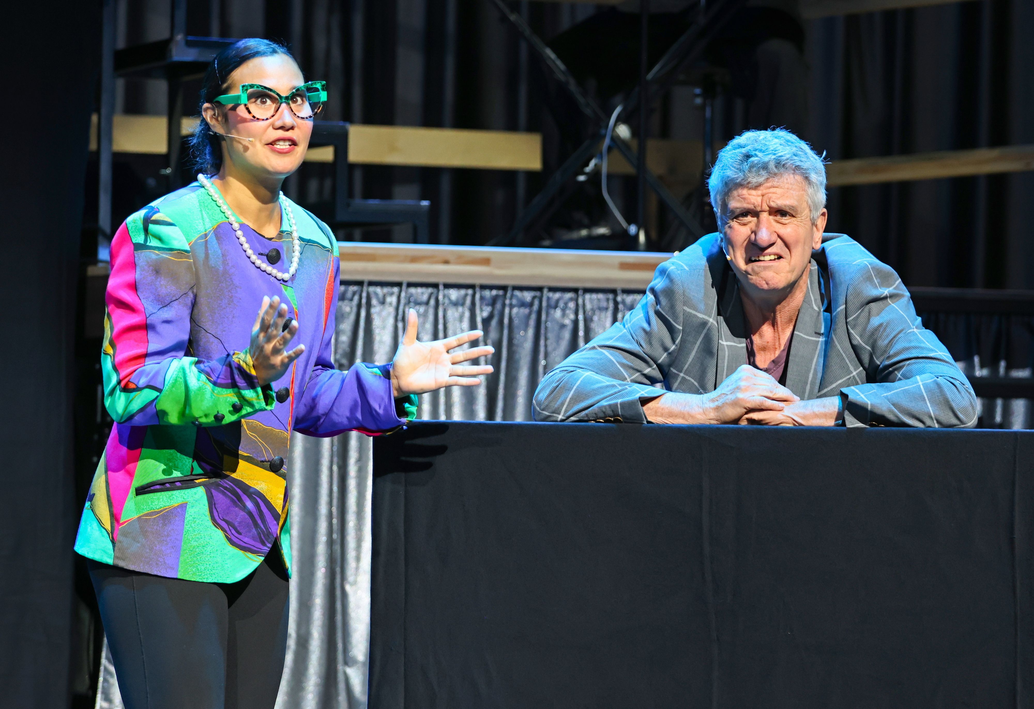 Szene aus dem Musical „Kick like a Woman“.