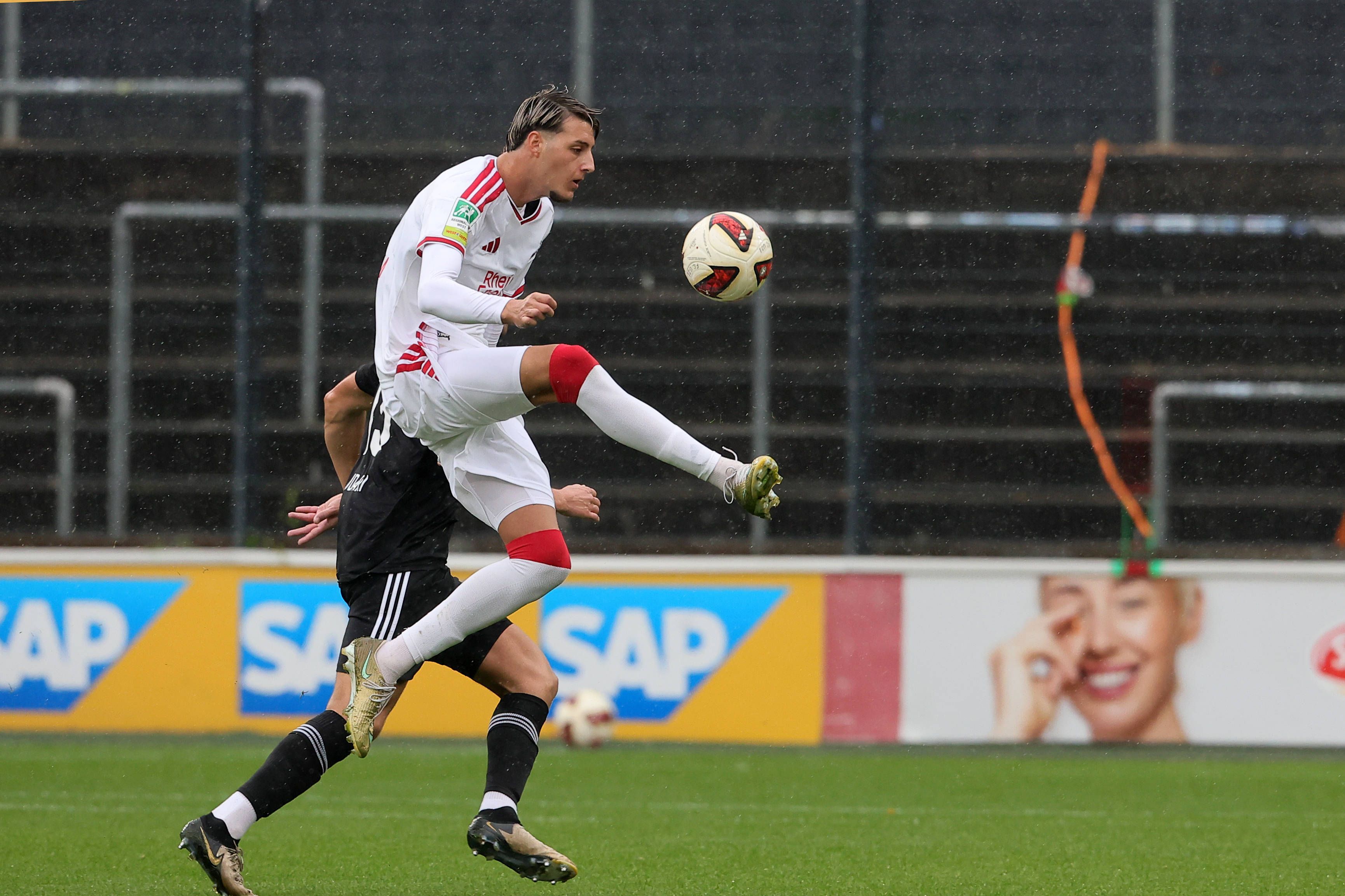 Malek El Mala gegen Bergisch Gladbach.