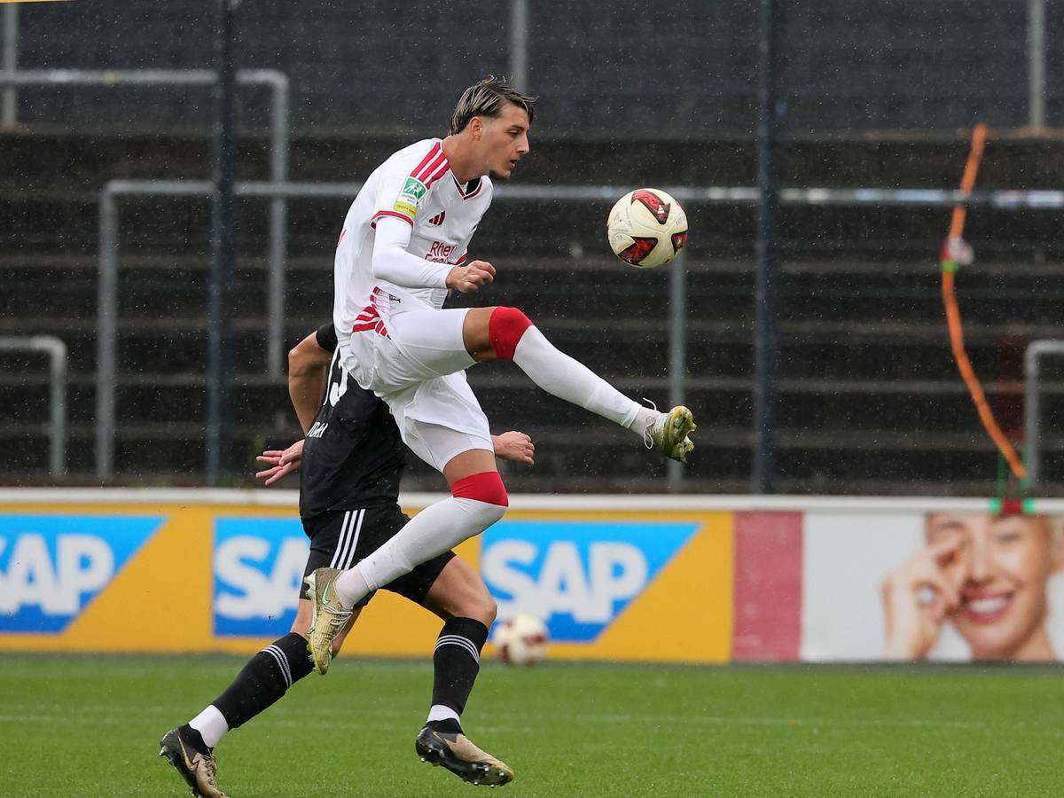 Malek El Mala gegen Bergisch Gladbach.