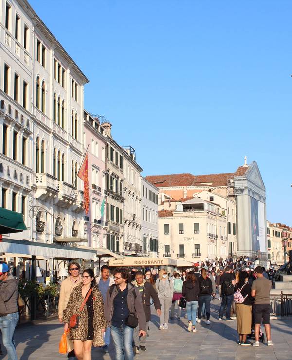 Promenade zwischen San Marco und San Zaccaria in Venedig: Ein kanadisches Paar war geschockt, nachdem es die Rechnung einer Trattoria bekam.