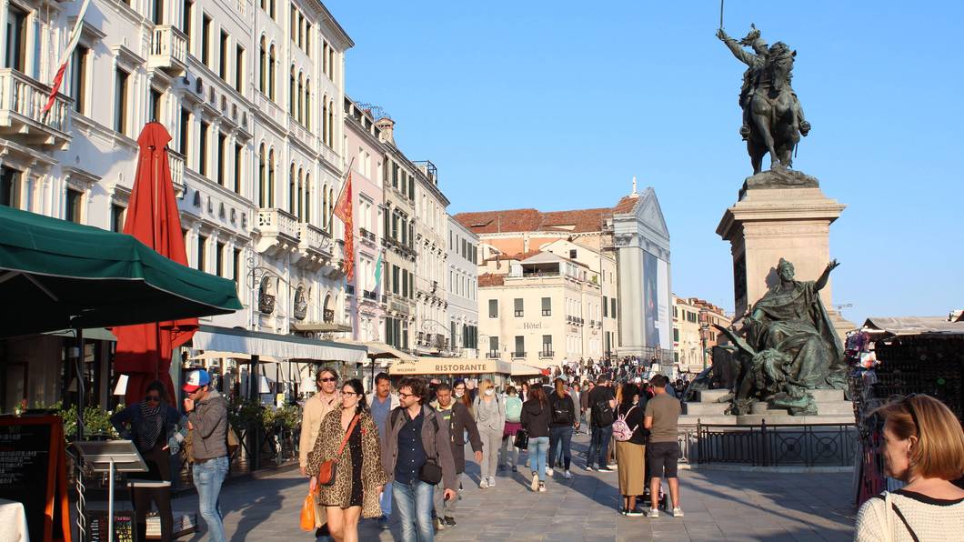 Promenade zwischen San Marco und San Zaccaria in Venedig: Ein kanadisches Paar war geschockt, nachdem es die Rechnung einer Trattoria bekam.