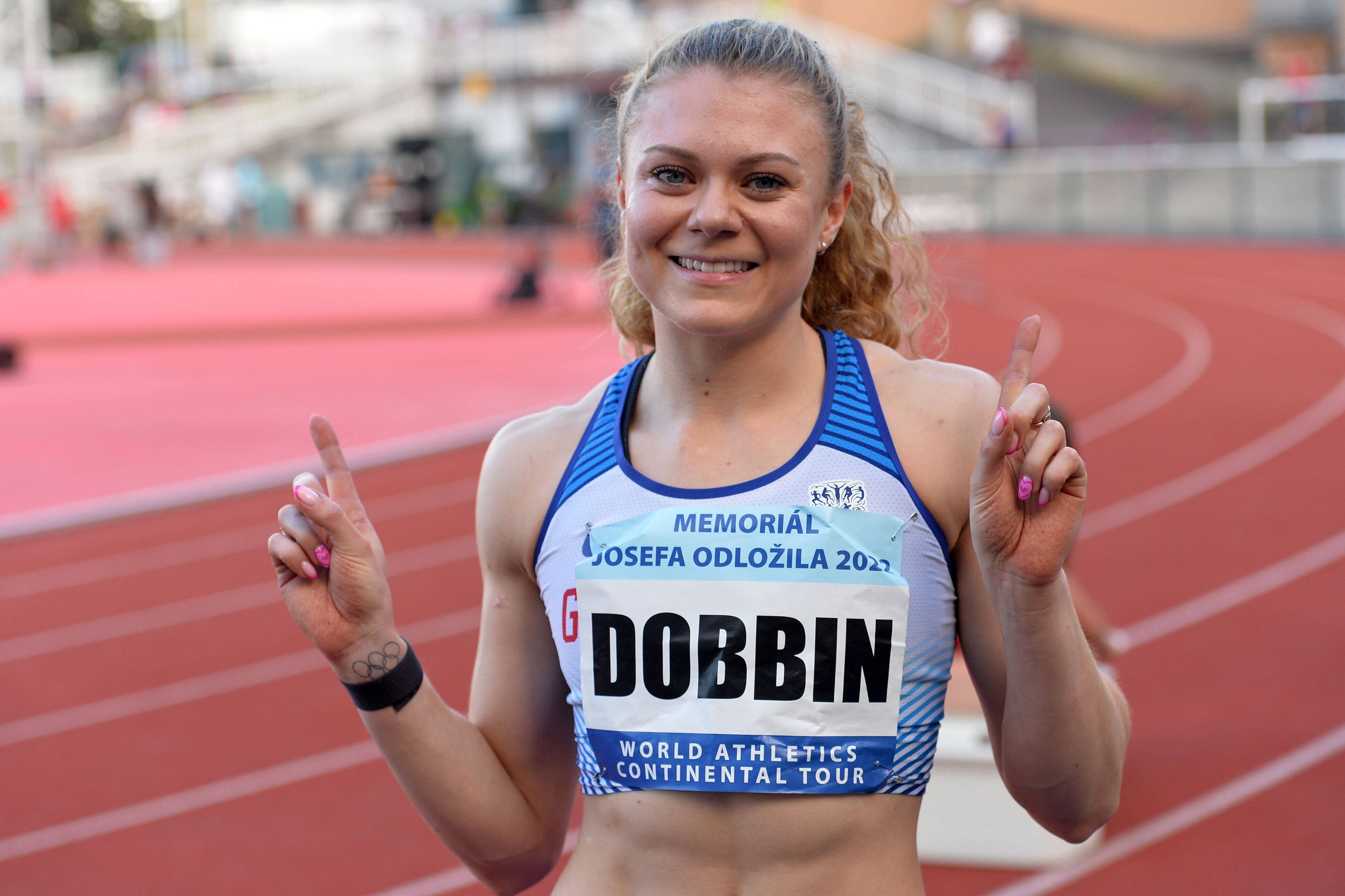 Die britische Sprinterin Beth Dobbin.