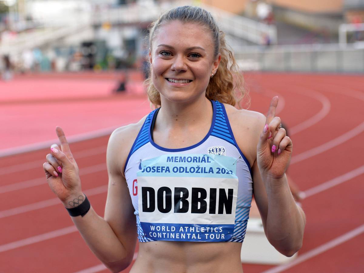 Die britische Sprinterin Beth Dobbin.