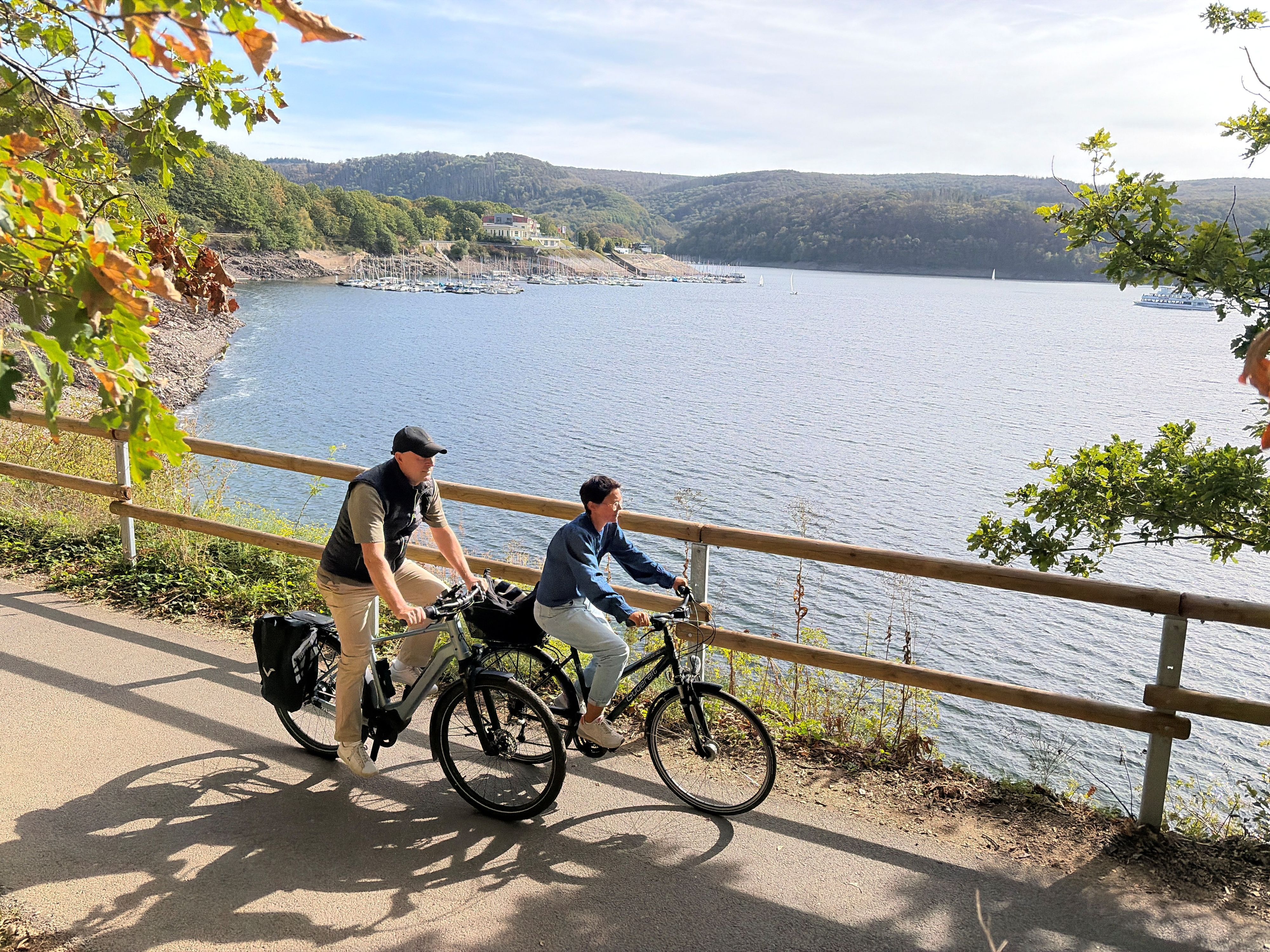 Recherchereise Rureifel
Radfahren am Rursee