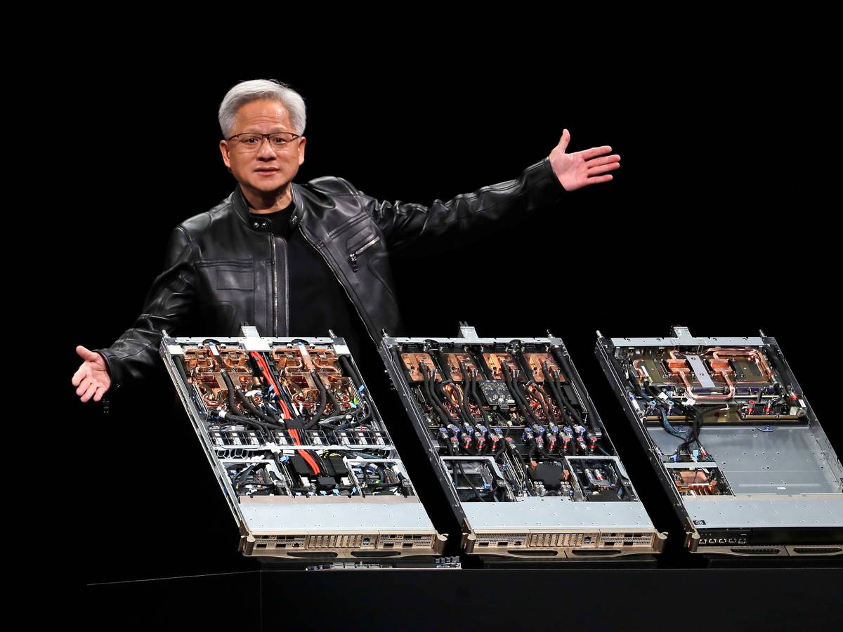 Nvidia-Chef Jensen Huang wird als „Stargast“ beim Investitionsgipfel in Berlin erwartet. (Archivbild)