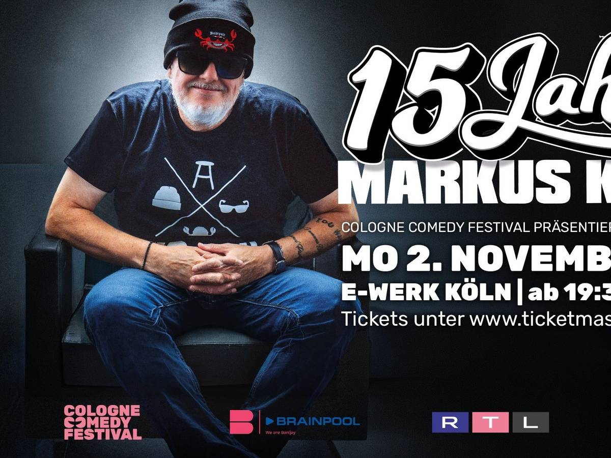 Markus Krebs – Jubiläumsprogramm „15 Jahre Markus Krebs“, 02.11.2026, E-Werk Köln.