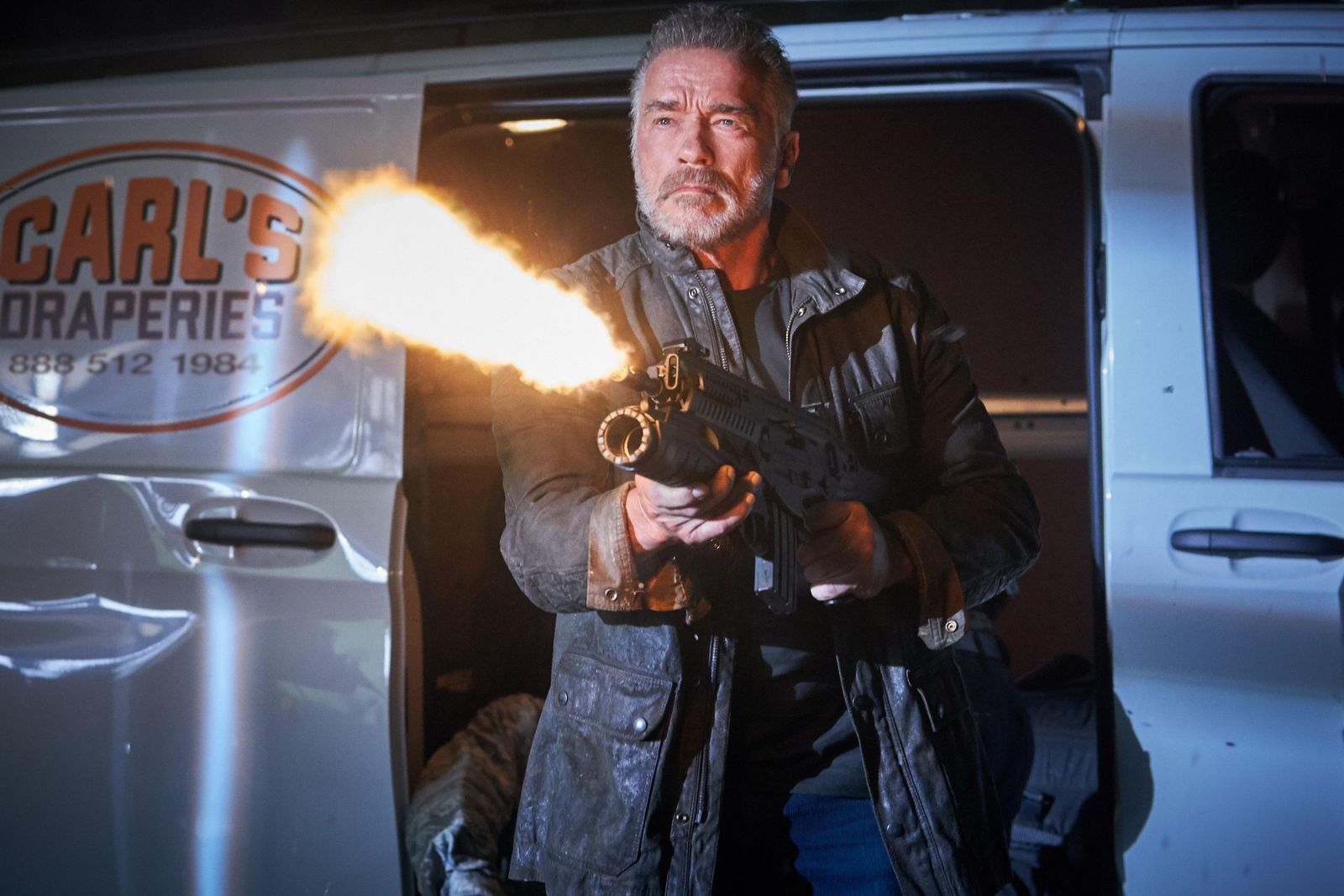 Zwei Jahrzehnte hat der Terminator (Arnold Schwarzenegger) darauf gewartet, dass ihn seine Vergangenheit einholt.  (Bild: 2019 Skydance Productions, LLC, Paramount Pictures Corporation and Twentieth Century Fox Film Corporation. All rights reserved. / Kerry Brown)