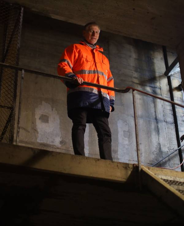 08.10.2026, Köln: Begehung U-Bahntunnel mit Uwe Grimsehl von der KVB. Foto: Arton Krasniqi