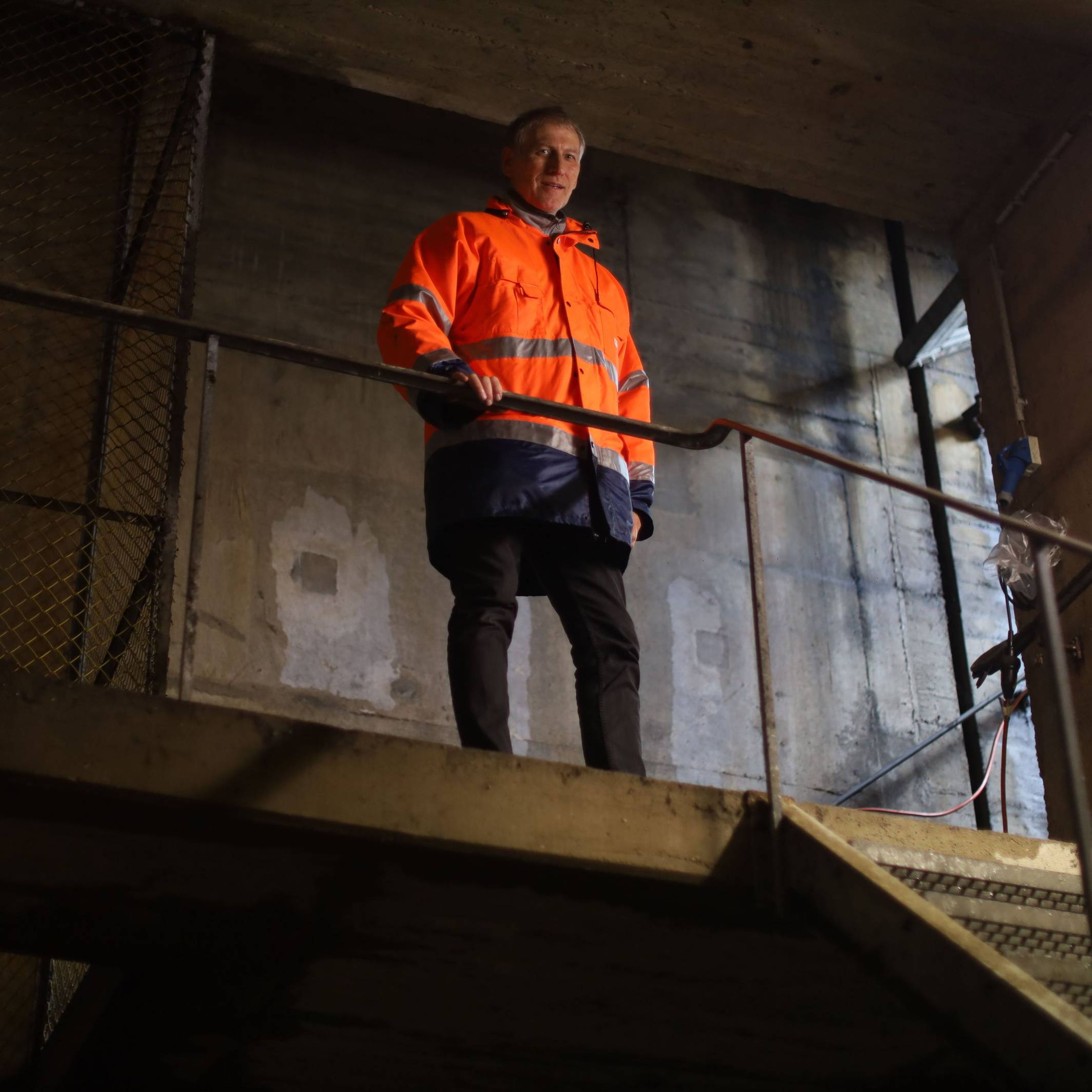 08.10.2026, Köln: Begehung U-Bahntunnel mit Uwe Grimsehl von der KVB. Foto: Arton Krasniqi