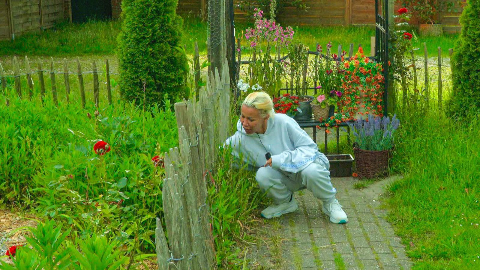 Ginger versteckt den Tabak.  (Bild: RTL)