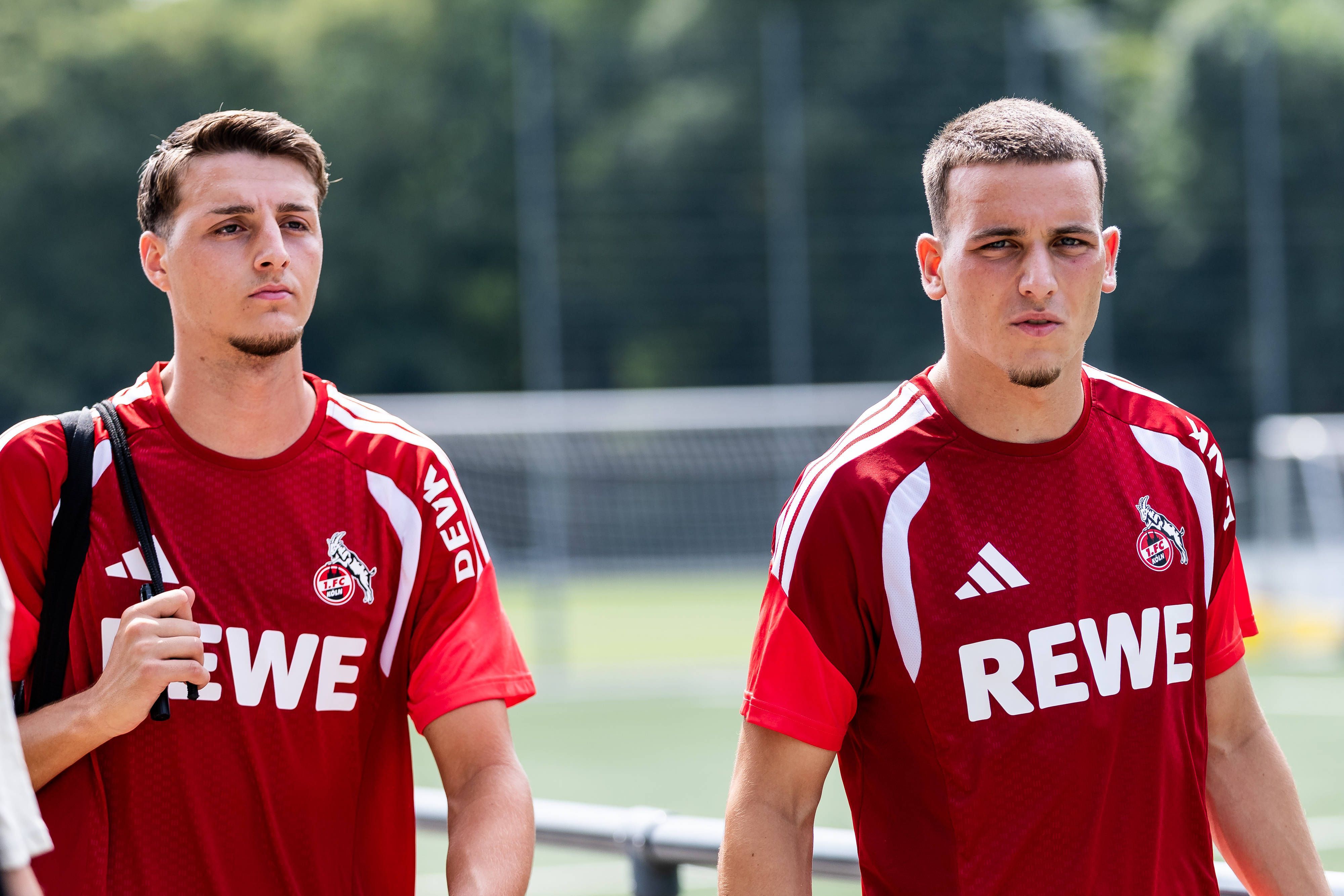 Malek El Mala und Said El Mala vor einer Trainingseinheit.