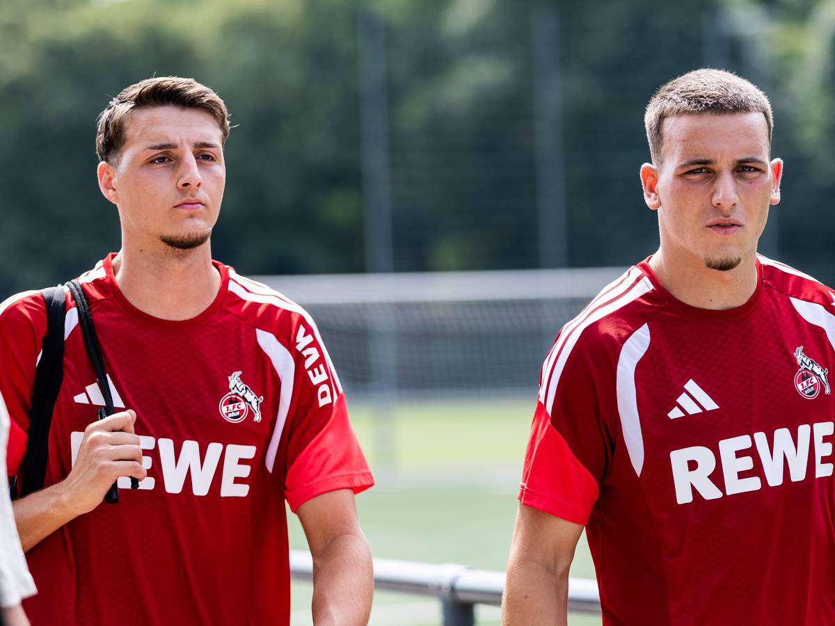 Malek El Mala und Said El Mala vor einer Trainingseinheit.