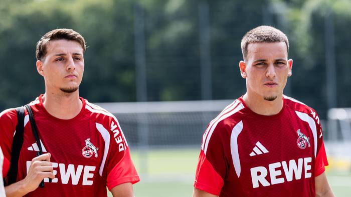 Malek El Mala und Said El Mala vor einer Trainingseinheit.