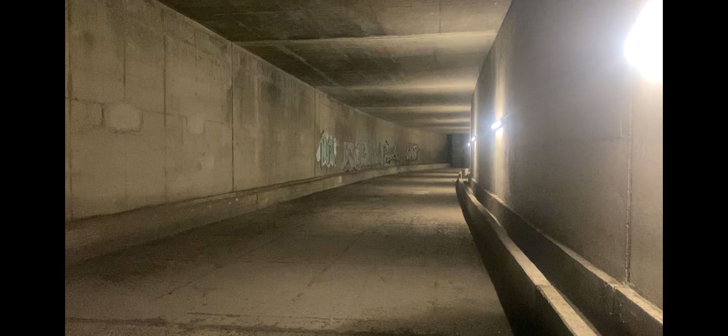 Ungenutzter Kölner U-Bahn-Tunnel