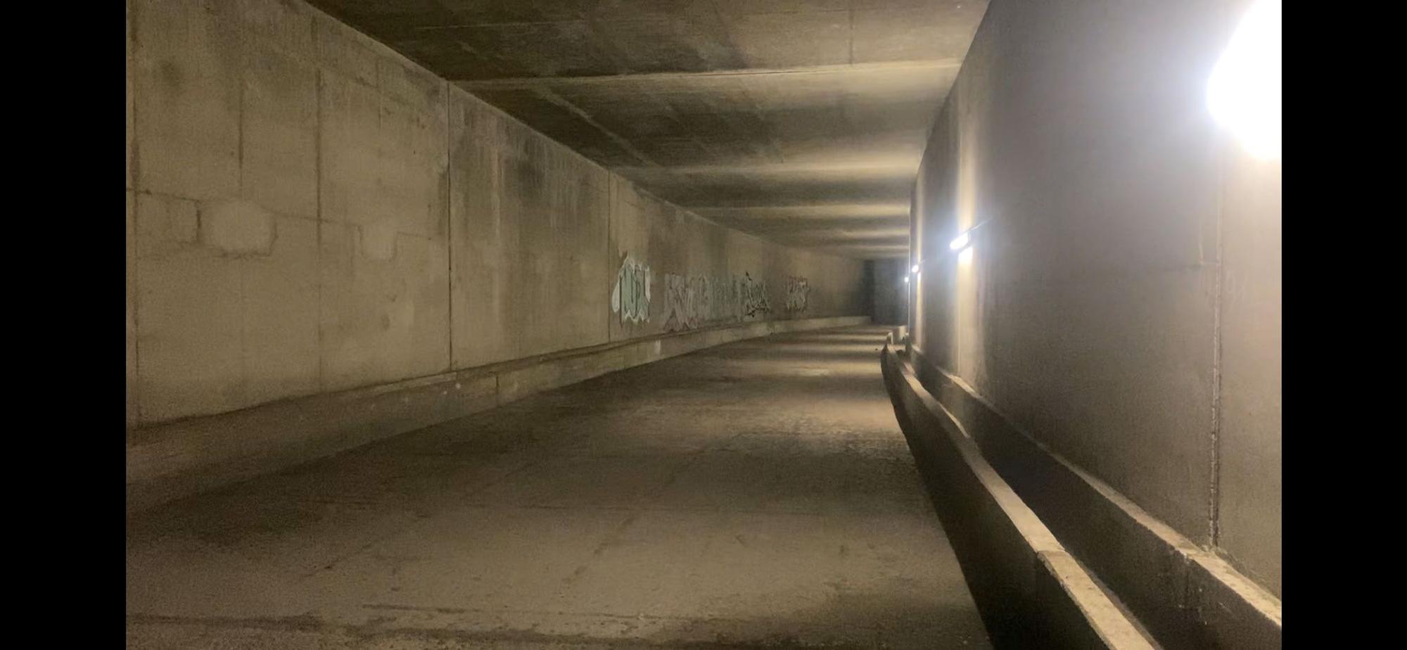Ungenutzter Kölner U-Bahn-Tunnel