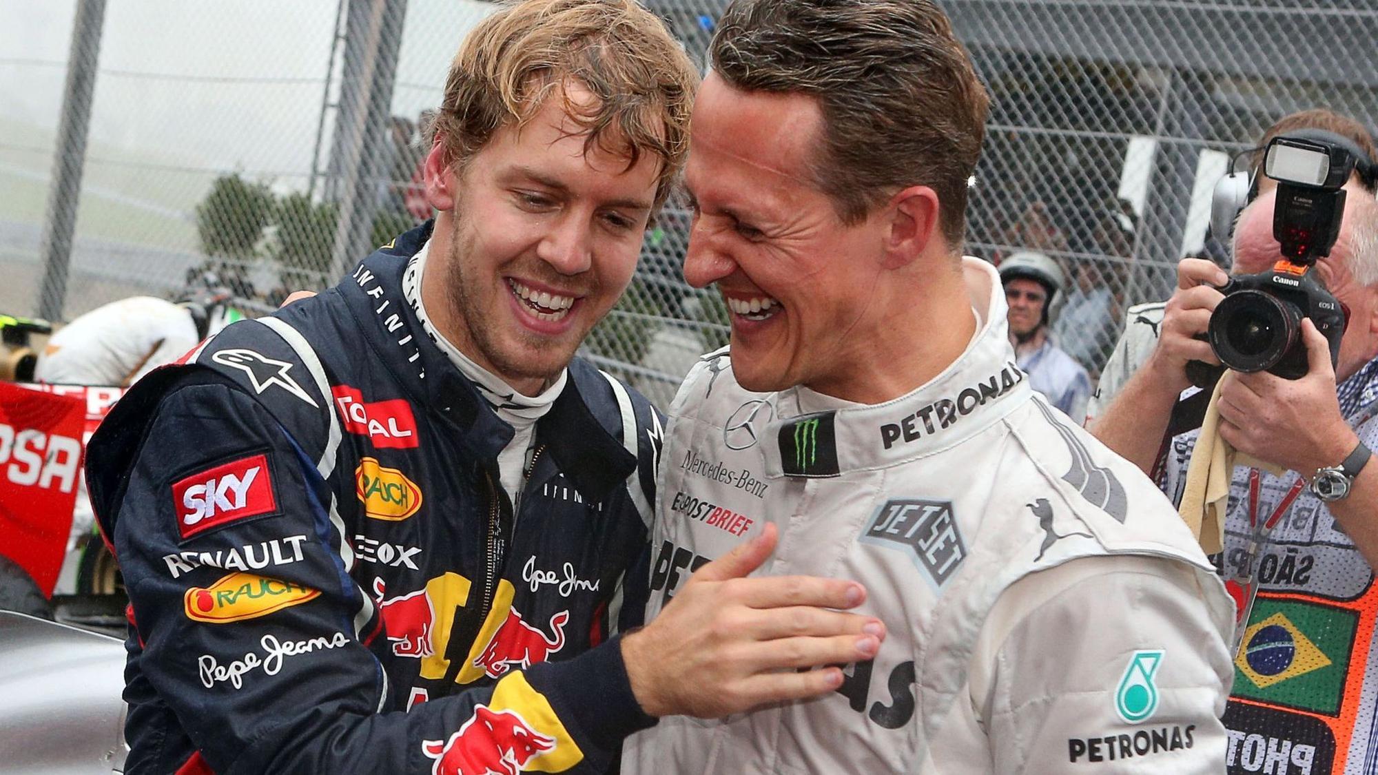 Vettel und Schumacher