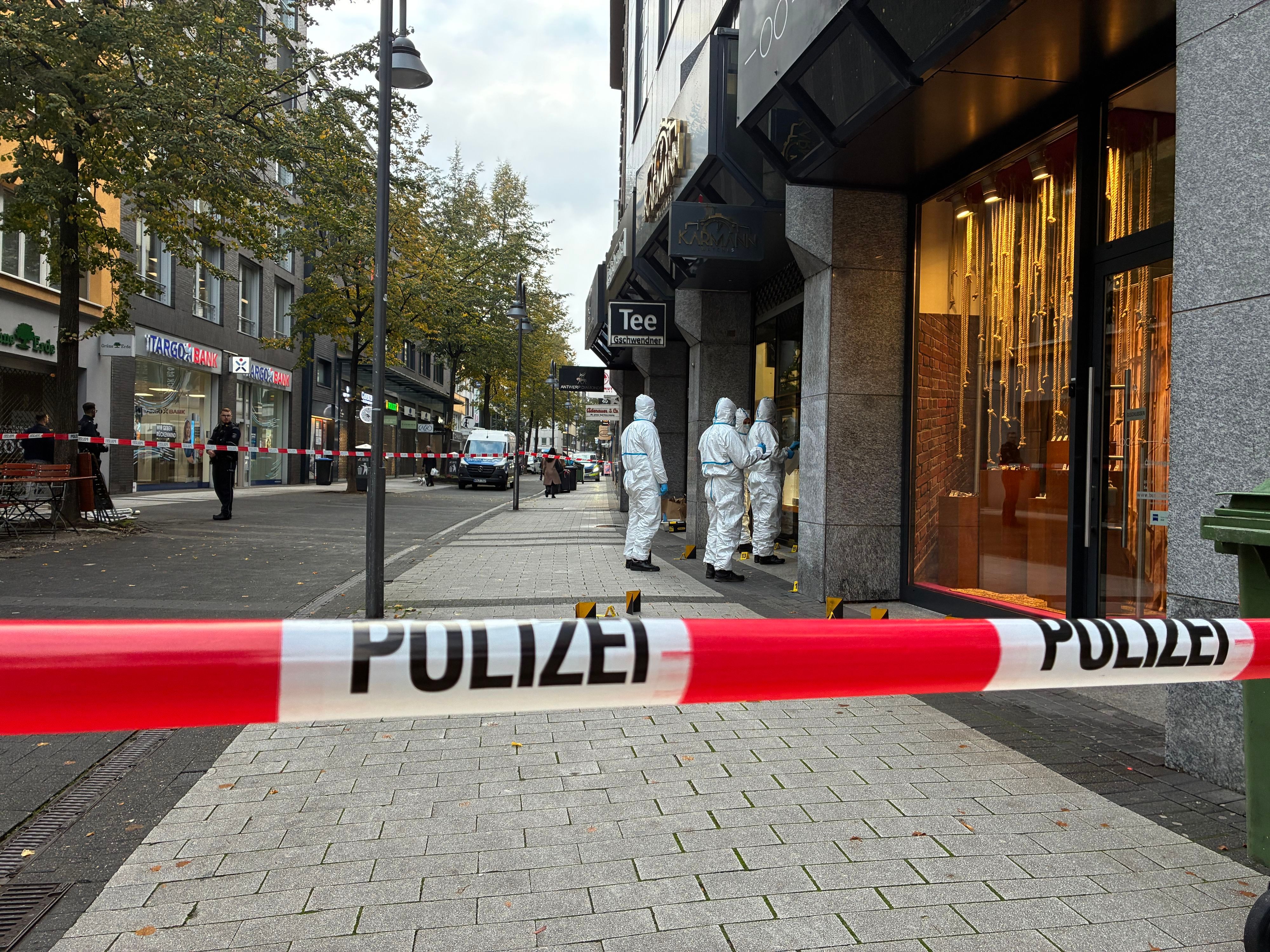Polizeieinsatz nach Schüssen an der Breitestraße.