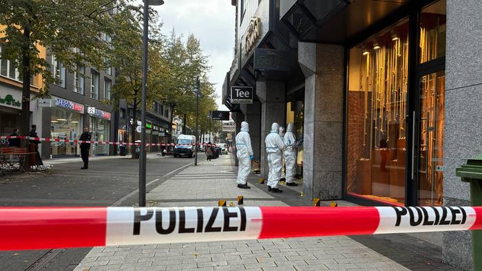 Polizeieinsatz nach Schüssen an der Breitestraße.