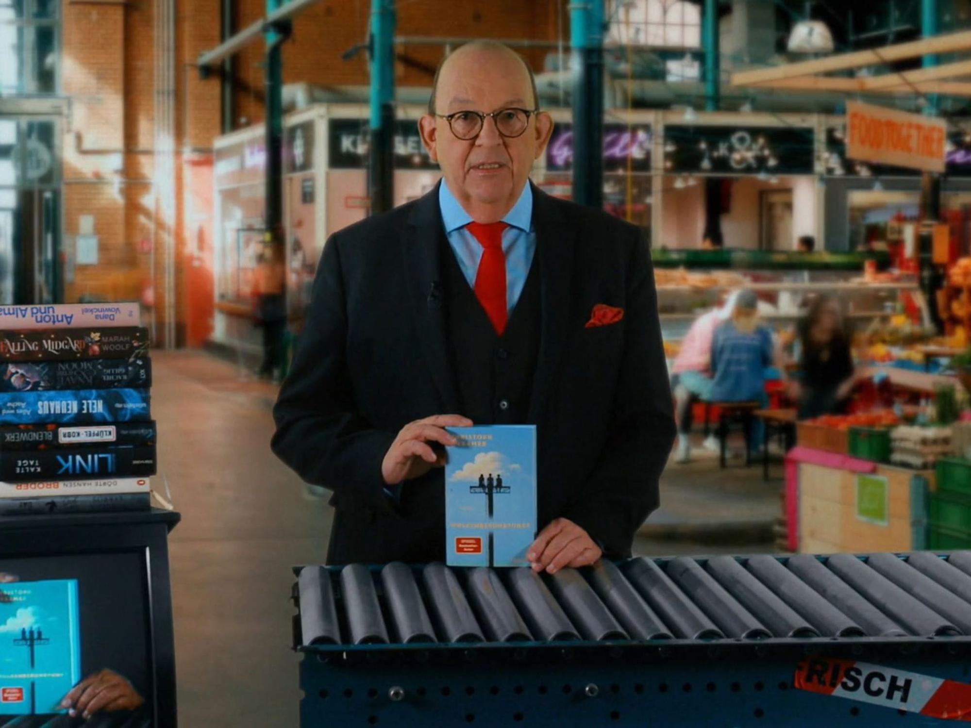Denis Scheck in der ARD-Sendung „Druckfrisch“.