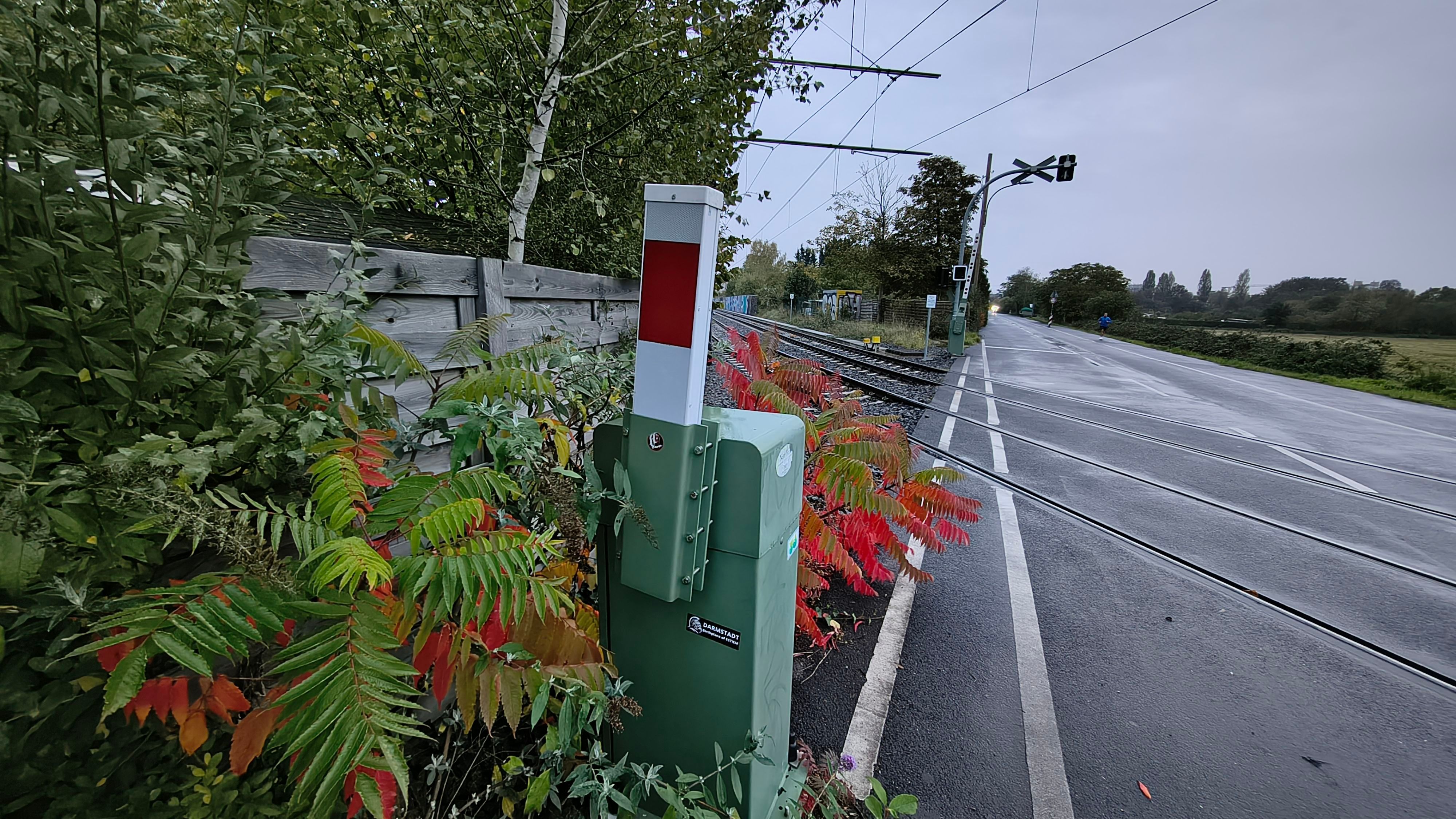 Kölns kürzeste Schranke in der „Simonskaul“ in Weidenpesch