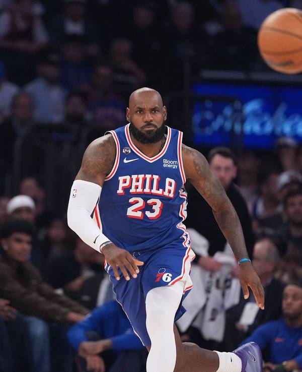 LeBron James spielt jetzt für die Philadelphia 76ers.