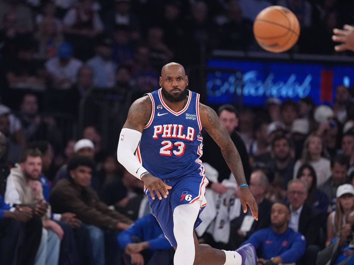 LeBron James spielt jetzt für die Philadelphia 76ers.