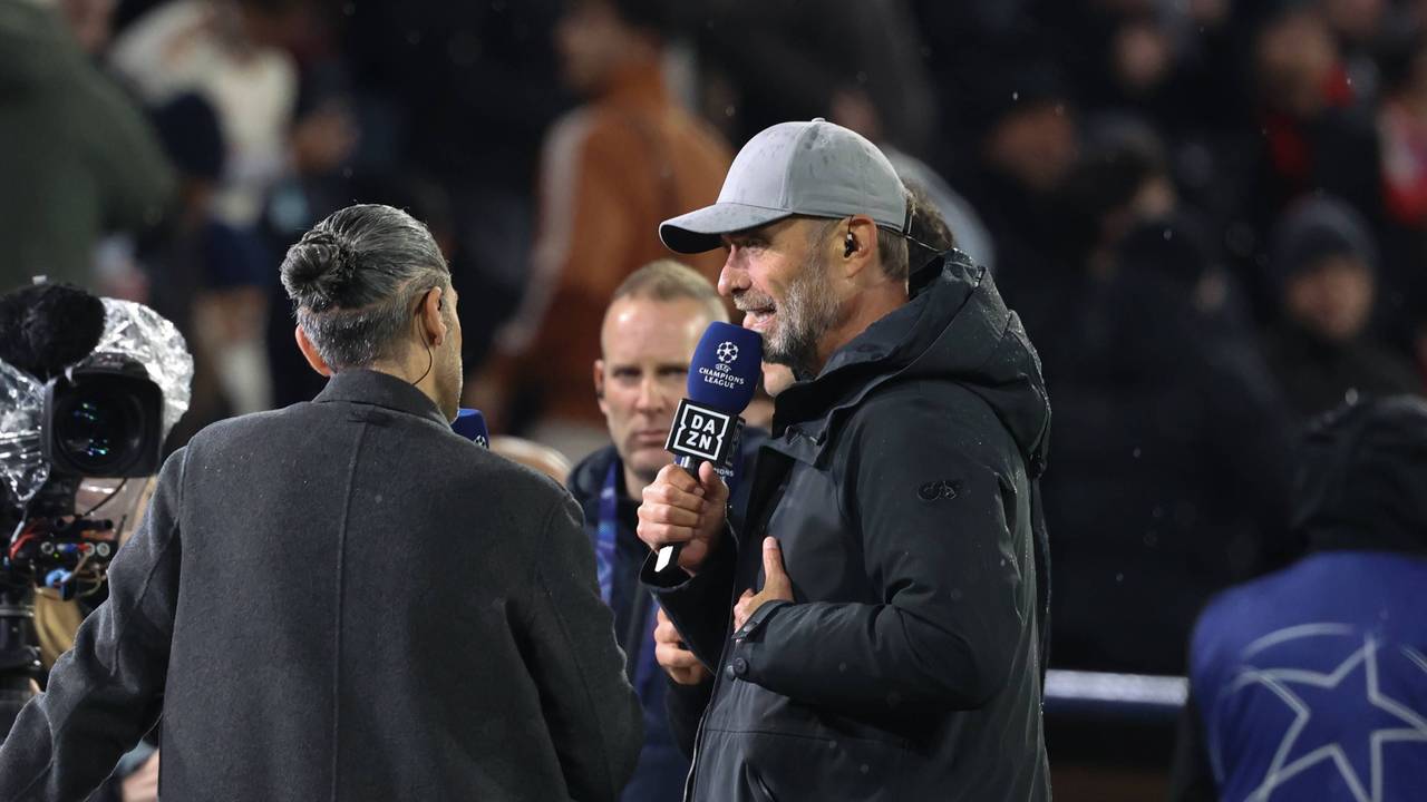 Jürgen Klopp im Interview bei DAZN.