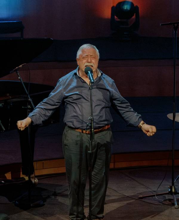 Wolf Biermann in der Kölner Philharmonie.