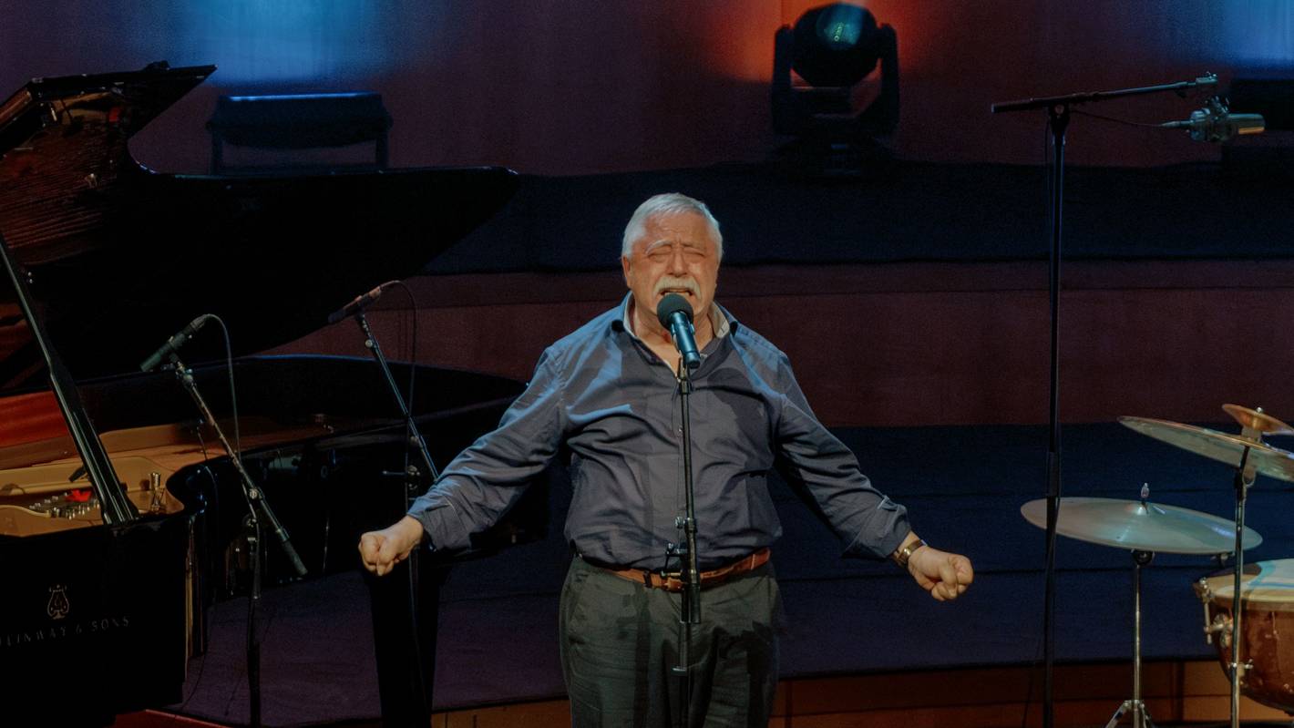Wolf Biermann in der Kölner Philharmonie.