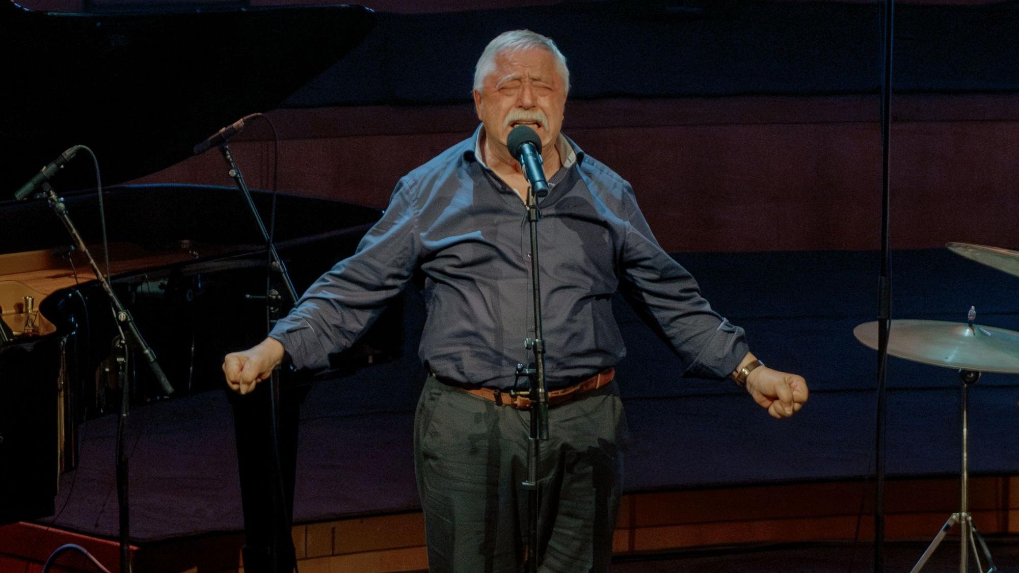 Wolf Biermann in der Kölner Philharmonie.