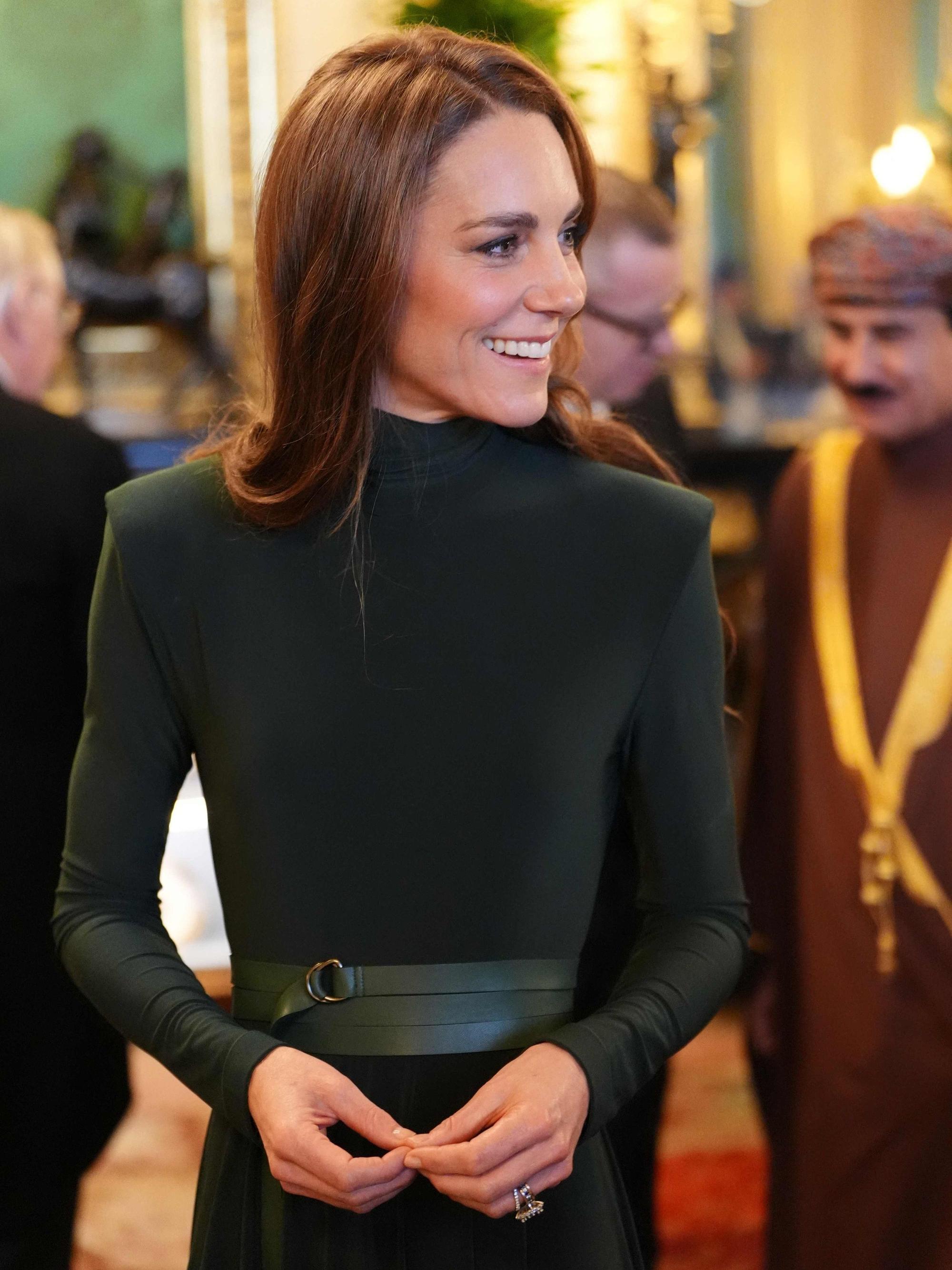 Prinzessin Kate bei einer Ausstellung zur königlichen Sammlung auf Schloss Windsor.