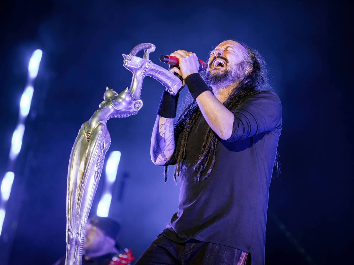KoRn live beim Sweden Rock Festival 2025 in Solvesborg, Schweden.