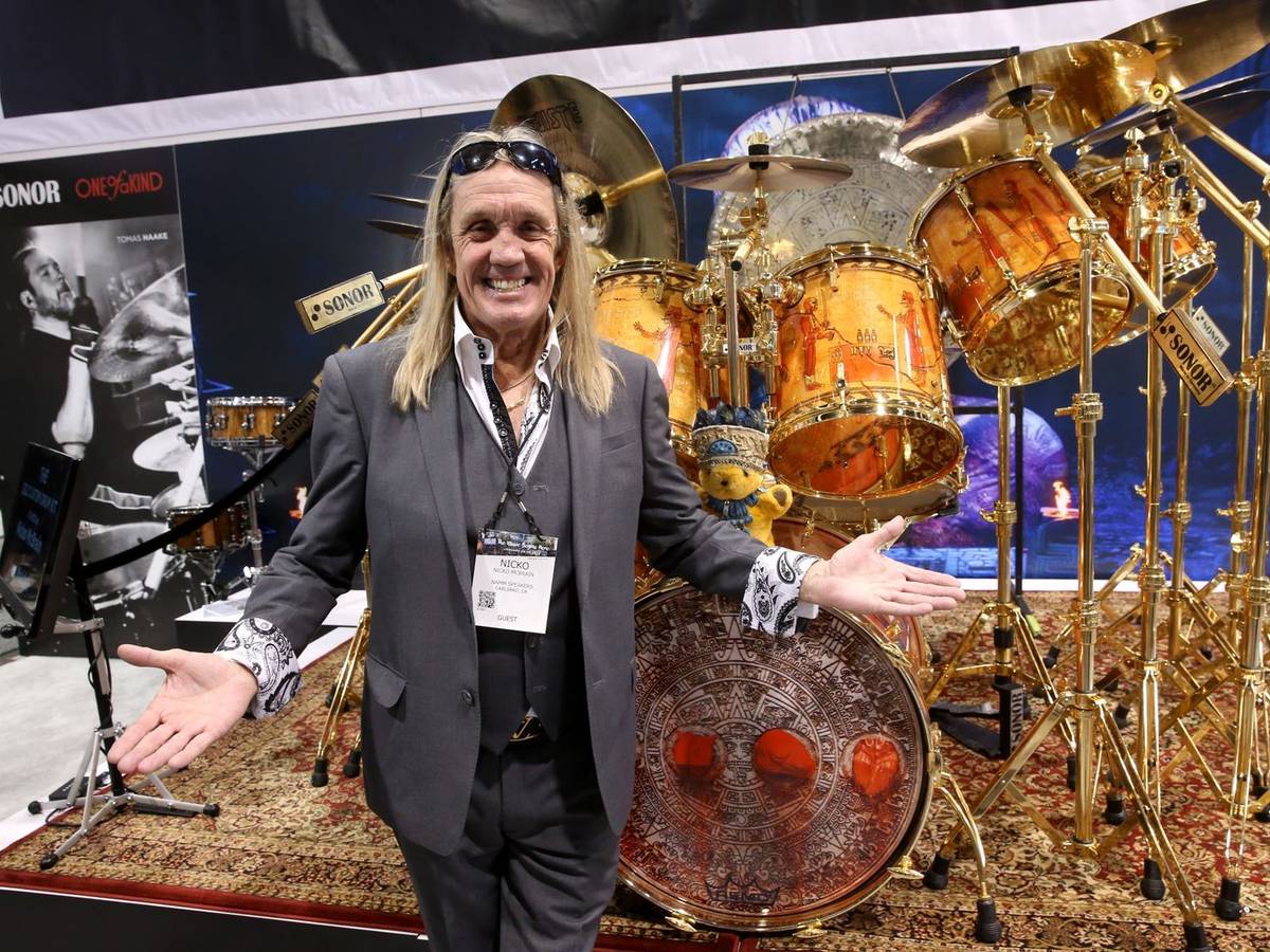 Als Schlagzeuger der Band Iron Maiden erlangte Nicko McBrain Weltruhm. (Bild: Getty Images / Jesse Grant)