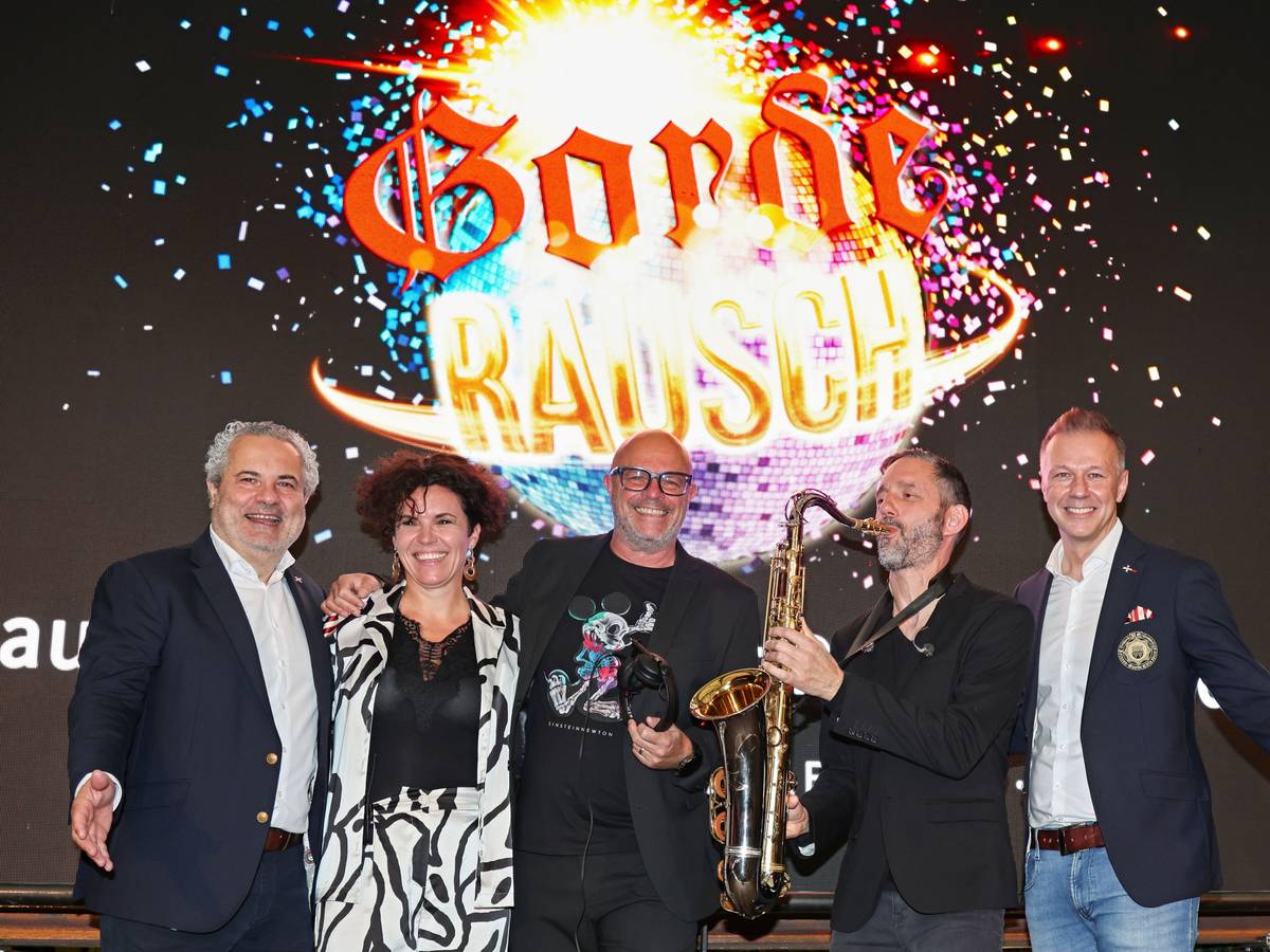 Dino Massi und Marcus Gottschalk präsentieren den „GardeRausch“.