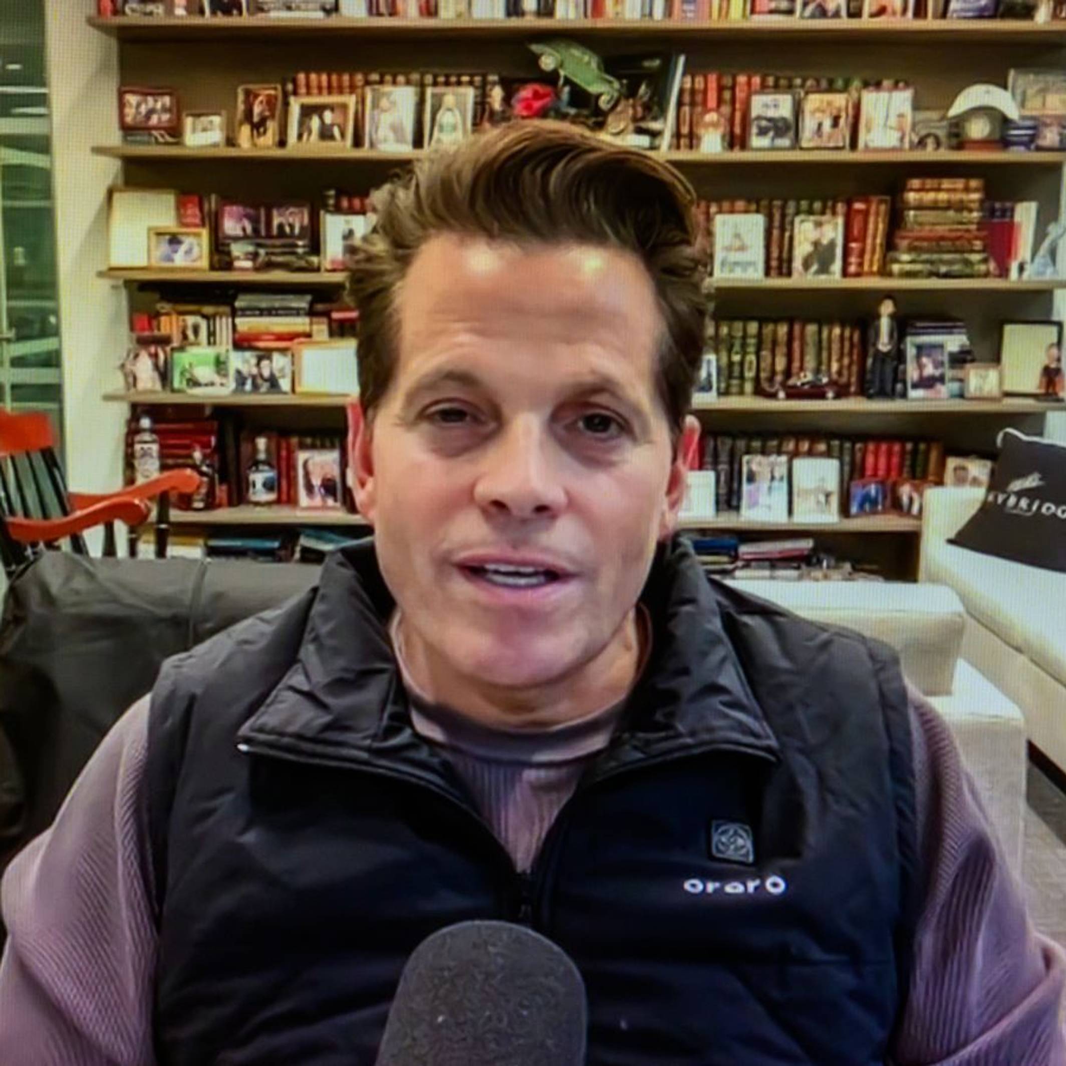Anthony Scaramucci war 2017 zehn Tage lang Kommunikationsdirektor von Donald Trump. Bei Illner rechnete er mit dem US-Präsidenten ab. (Bild: ZDF/Svea Pietschmann )