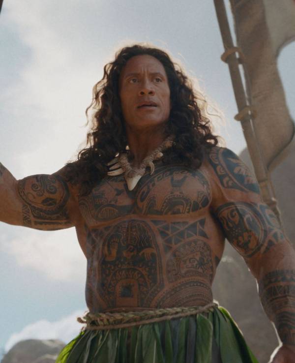 Dwayne „The Rock“ Johnson lieh bereits im Animationsfilm „Vaiana“ dem Halbgott Maui seine Stimme. Für die Realverfilmung kehrt er nun zurück. (Bild: Leonine/2026 Disney)