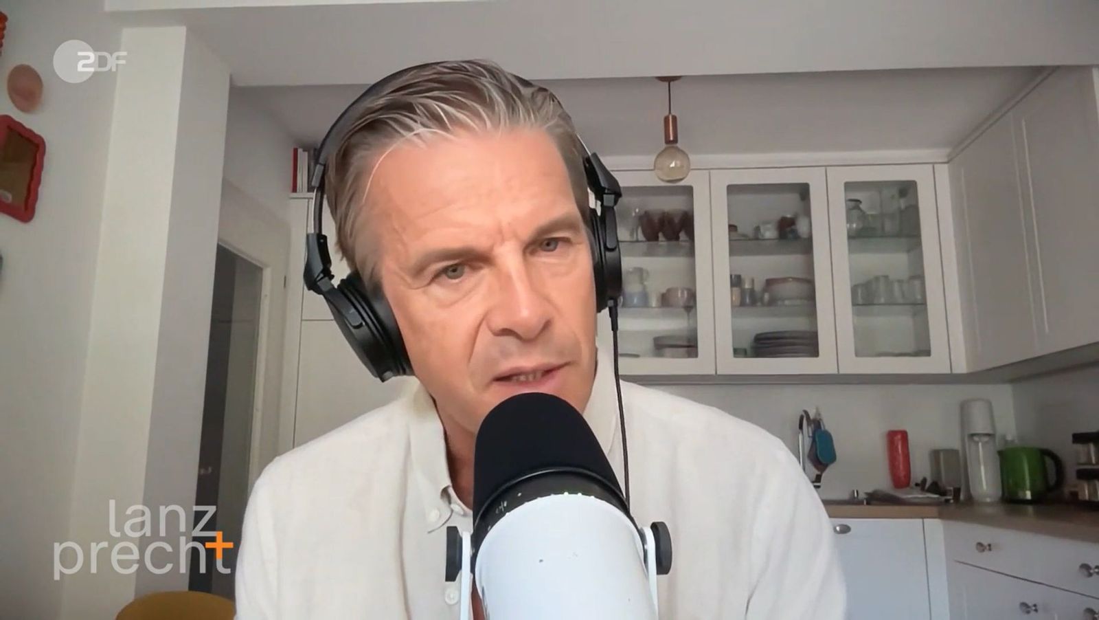 ZDF-Moderator Markus Lanz sorgt sich um seine Gesundheit. (Bild: ZDF / Lanz + Precht)