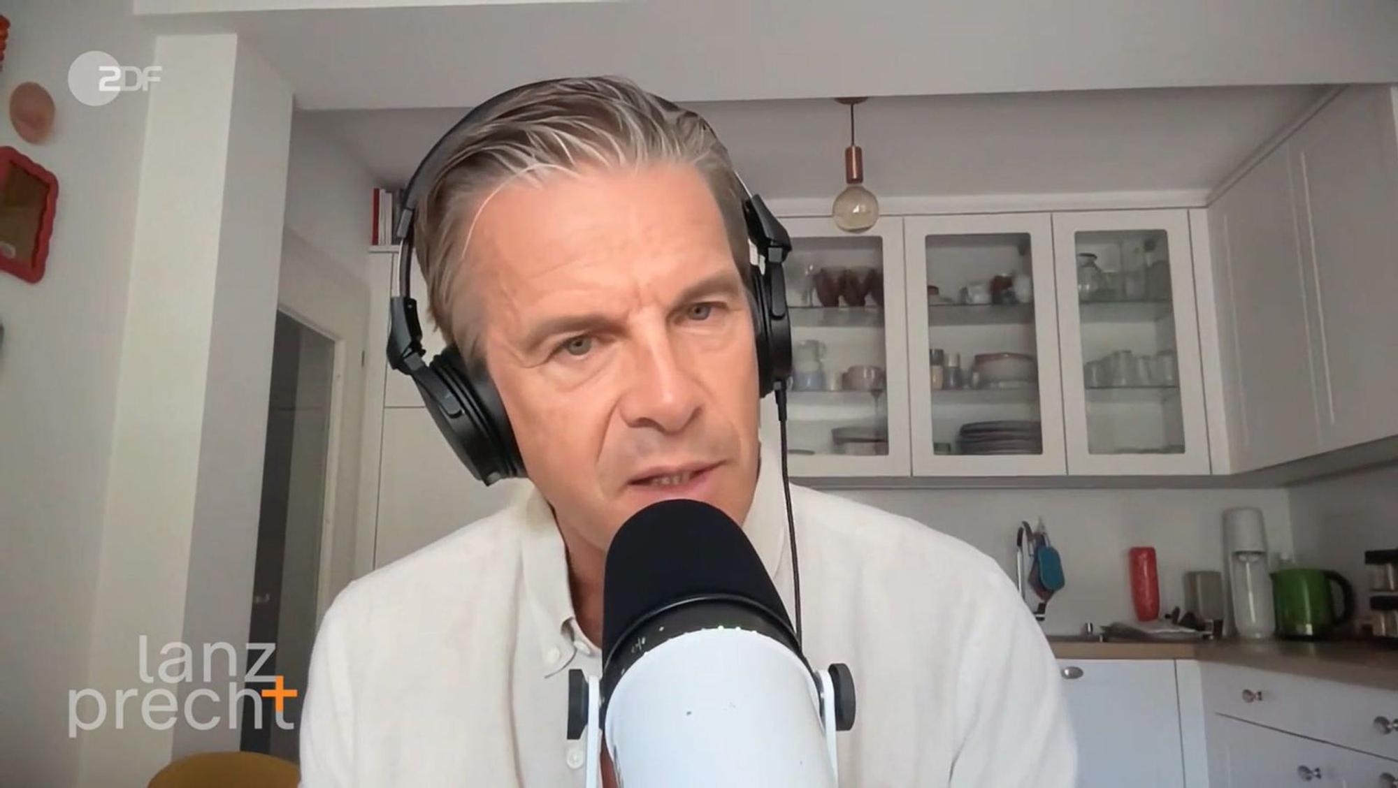 ZDF-Moderator Markus Lanz sorgt sich um seine Gesundheit. (Bild: ZDF / Lanz + Precht)