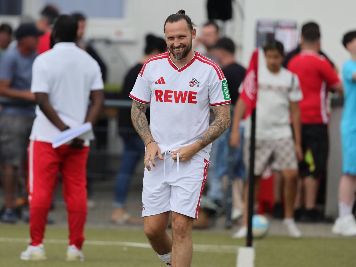 Marco Höger im Einsatz für die FC-Traditionsmannschaft.