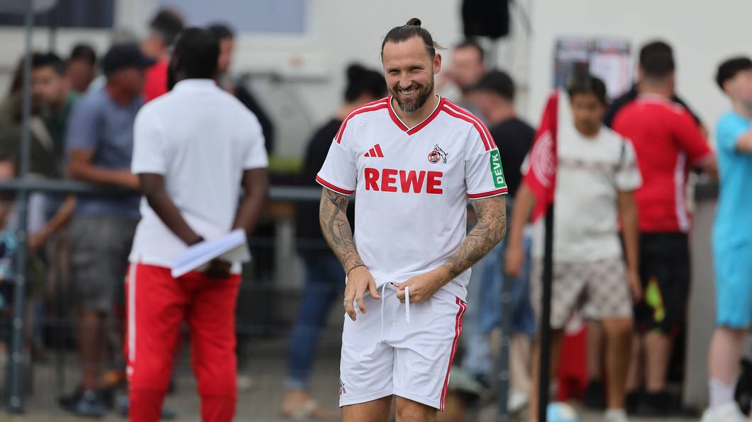 Marco Höger im Einsatz für die FC-Traditionsmannschaft.