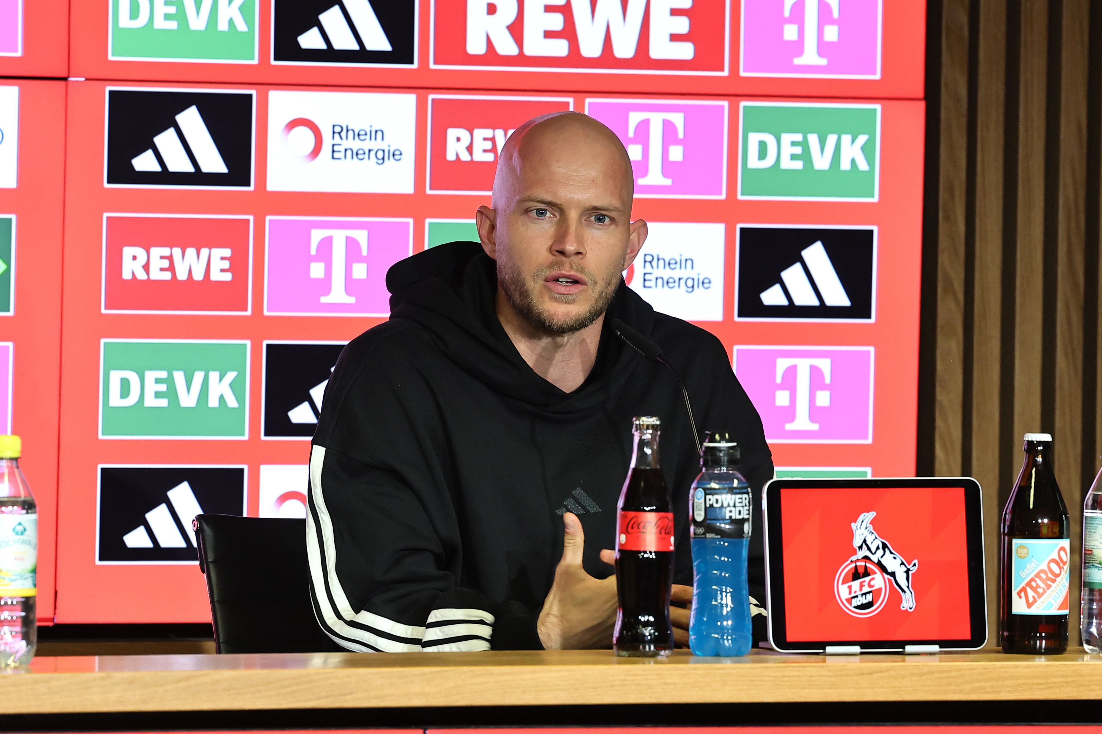 Pressekonferenz nach dem Spiel mit Rene Wagner (1. FC Köln)