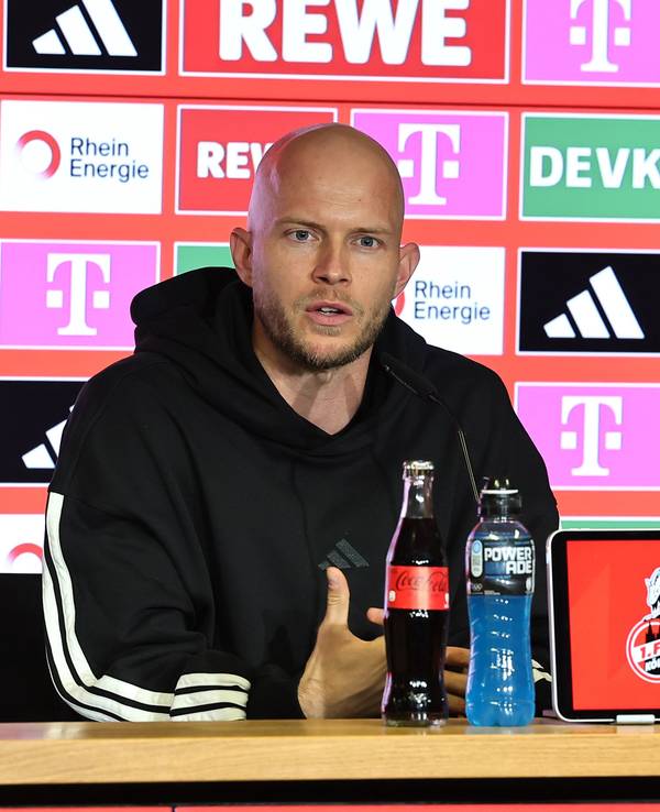 Pressekonferenz nach dem Spiel mit Rene Wagner (1. FC Köln)