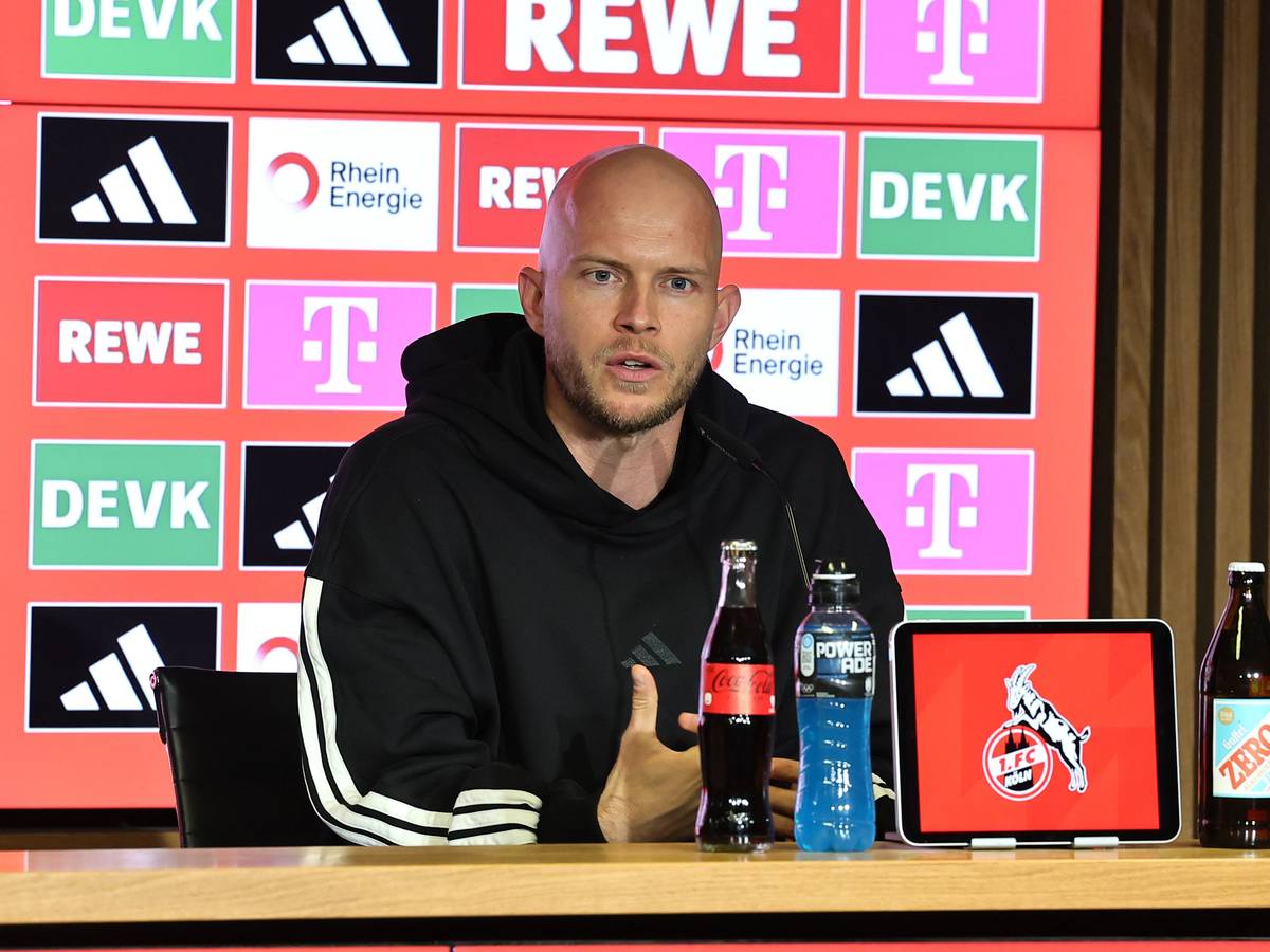 Pressekonferenz nach dem Spiel mit Rene Wagner (1. FC Köln)