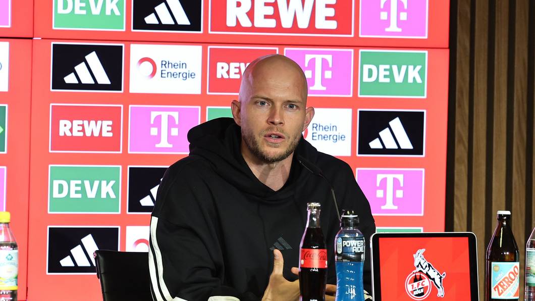 Pressekonferenz nach dem Spiel mit Rene Wagner (1. FC Köln)