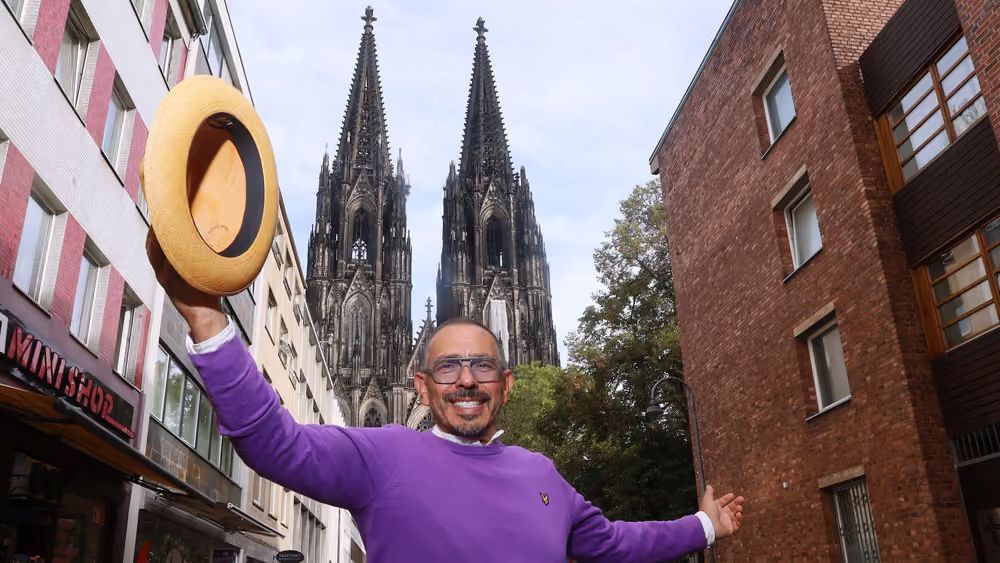 Stadtführer Mohamed K. fehlt wegen des Niedrigwassers die Kundschaft.